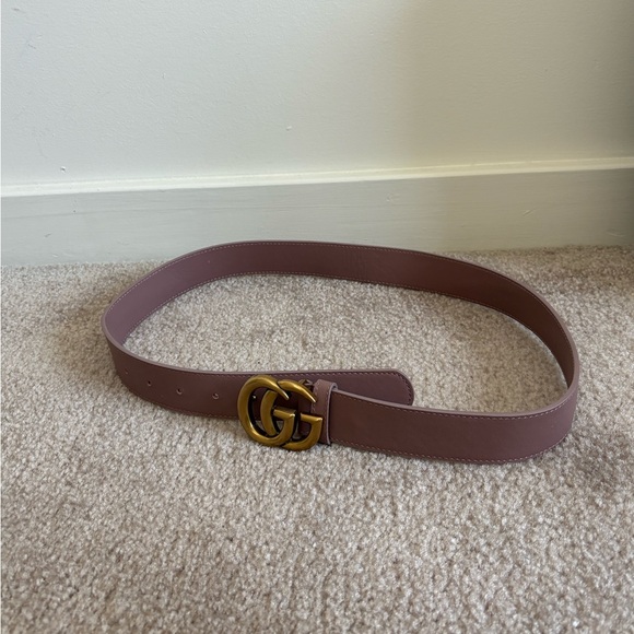Gucci GG Marmont Belt Dusty Pink main image 4